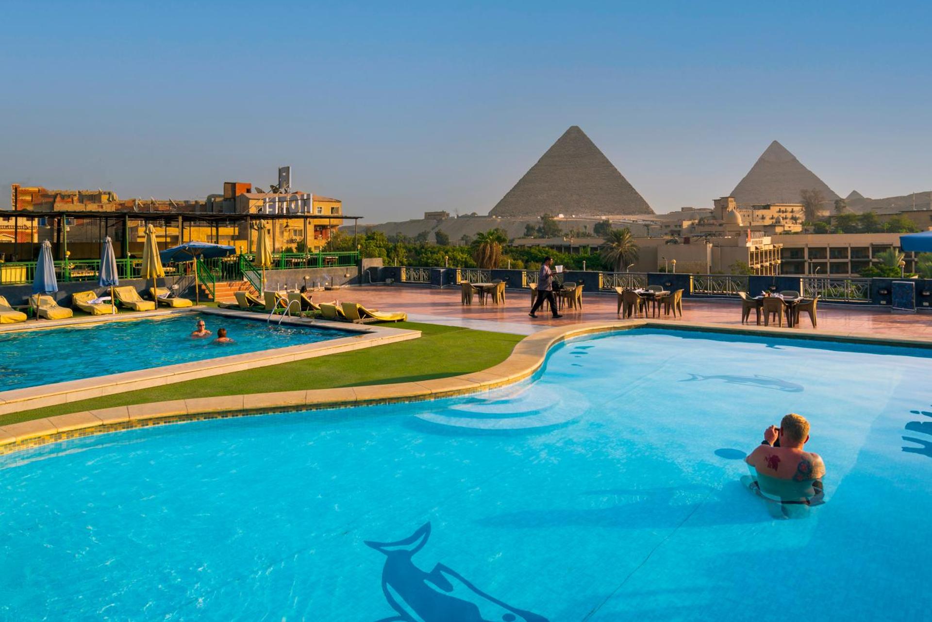 Regency Pyramids Hotel - Pool with Pyramid View