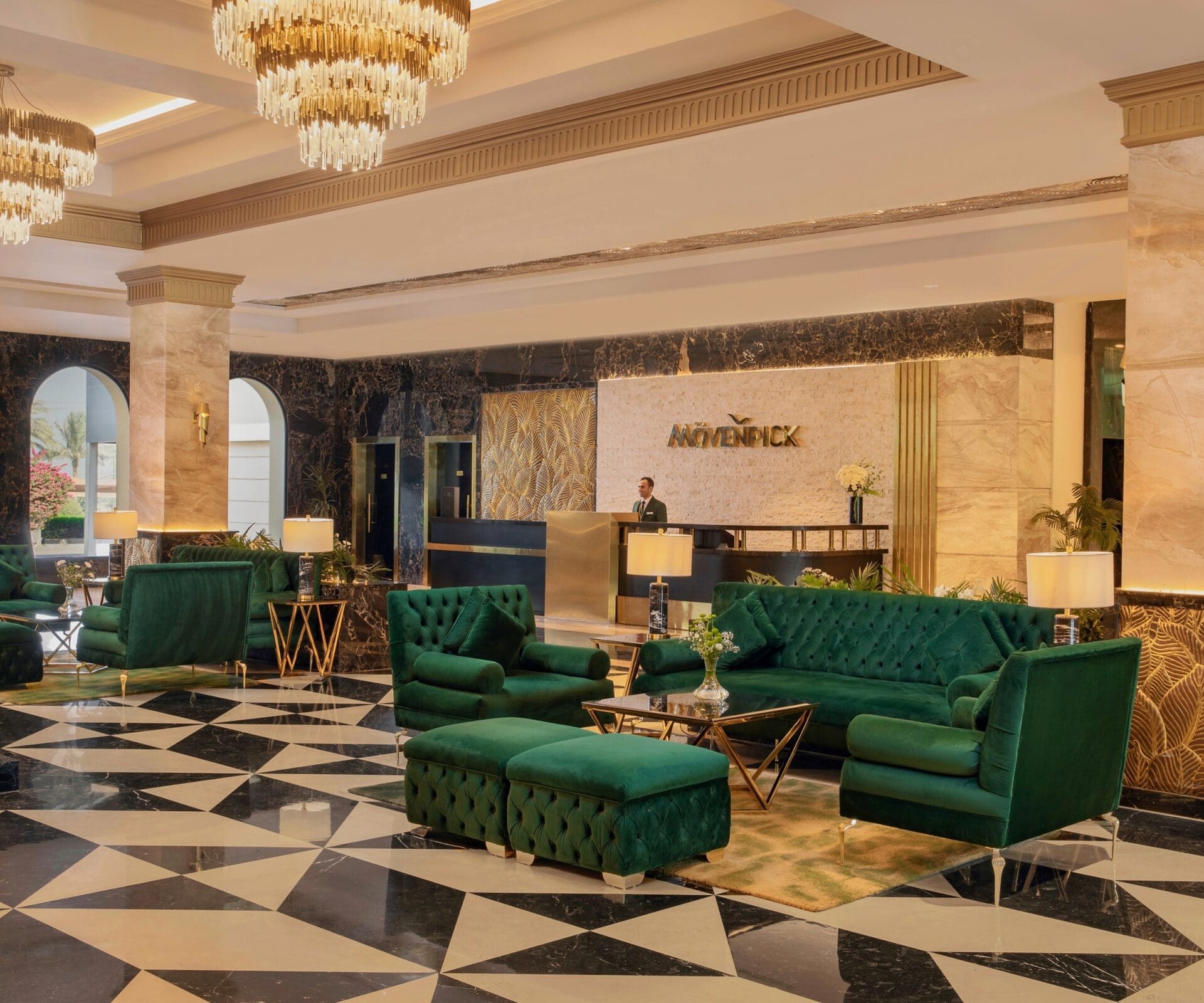 Movenpick Media City Hotel - Lobby Reception