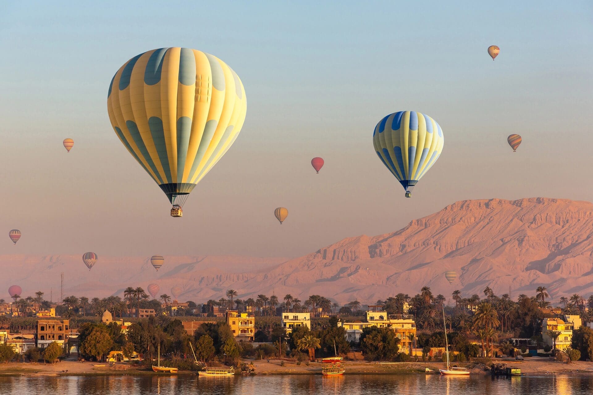 Hot Air Balloons over the Valley of the Kings